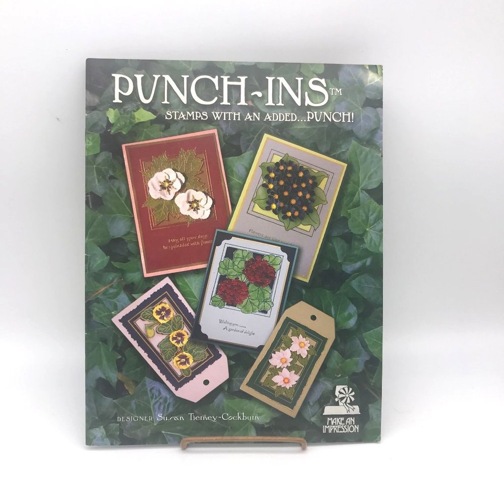 Vintage Rubber Stamp Idea Book, 2003 Punch Ins, Tierney Cockburn Scrapbooking